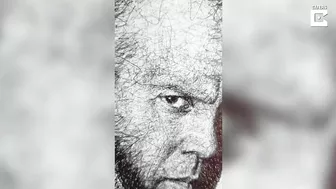 Artist Creates Incredible Celebrity Portraits Using Scribbles