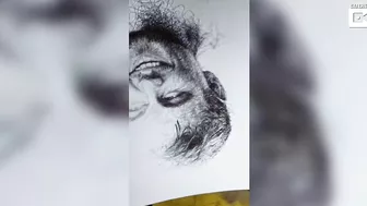 Artist Creates Incredible Celebrity Portraits Using Scribbles