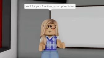 When your teacher is a karen (meme) ROBLOX