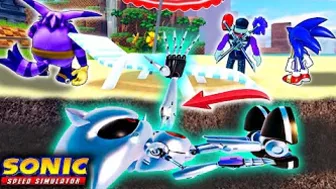 *FINALLY* CHROME METAL SONIC FOUND!...BUT THERES MORE (SONIC SPEED SIMULATOR)