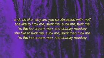 Tyga - Ice Cream Man (sped up/tiktok remix) Lyrics | and i be like why are you so obsessed with me