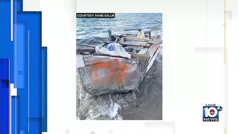 Cuban migrant boat causes stir after washing ashore on Hollywood Beach