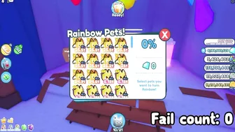 OMG! ???? THE MOST *EXPENSIVE RISK* EVER In PET SIMULATOR X… (595SP POWER?!)