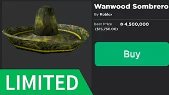 NEW RARE LIMITED!!! (Wanwood Sombrero)