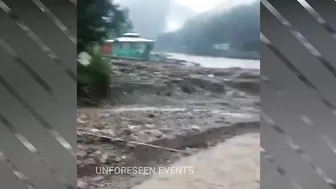 Uttarakhand Flood And Landslide Compilation : Mother nature angry caught on camera