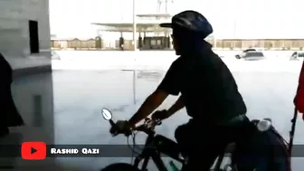 A cyclist travel from Iran to Karbala