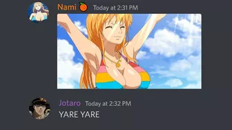 Jotaro meets Anime WAIFUS