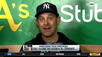 Aaron Boone on big games from Judge and Cole