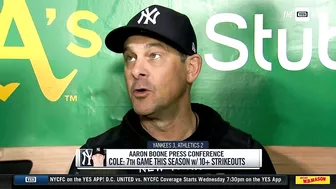 Aaron Boone on big games from Judge and Cole