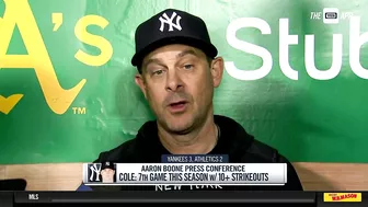 Aaron Boone on big games from Judge and Cole