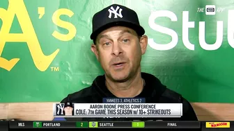 Aaron Boone on big games from Judge and Cole