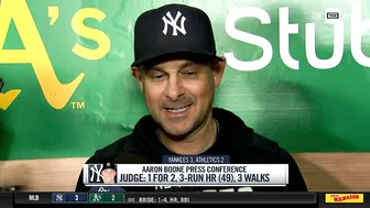 Aaron Boone on big games from Judge and Cole