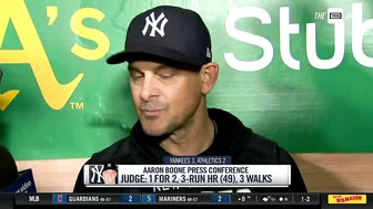 Aaron Boone on big games from Judge and Cole