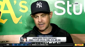 Aaron Boone on big games from Judge and Cole