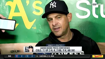 Aaron Boone on big games from Judge and Cole