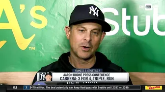 Aaron Boone on big games from Judge and Cole