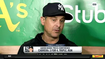 Aaron Boone on big games from Judge and Cole