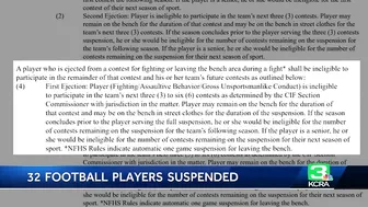 32 CIF Sac-Joaquin football players suspended from future games after fight at Stockton game