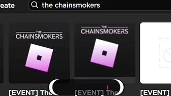 ROBLOX FAKE EVENTS SCAM ARE REALLY BAD (The Chainsmokers)