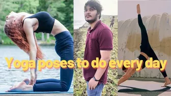 Yoga poses to do every day #yoga #exercise #fitness #Jhaji #jhajinews