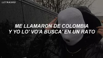 me llamaron de colombia tiktok (Letra/Lyrics)