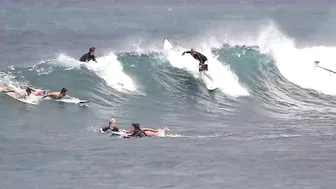 Those waves were amazing || CANGGU BEACH || BALI SURF