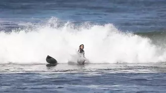 Those waves were amazing || CANGGU BEACH || BALI SURF