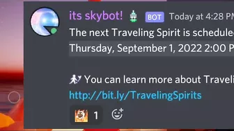 ???? Travel Spirit has arrived!!! i can feel who's coming home ???? [Sky Cotl TS]