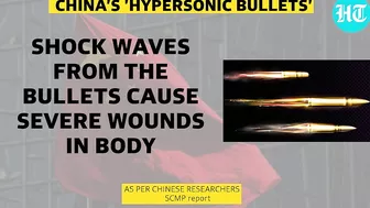 China tests 'hypersonic bullets' that travel at 4000M per sec; Show of strength amid Taiwan tensions