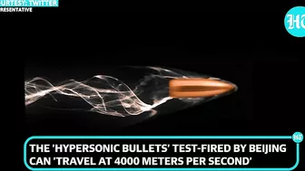 China tests 'hypersonic bullets' that travel at 4000M per sec; Show of strength amid Taiwan tensions