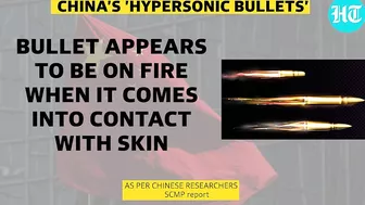 China tests 'hypersonic bullets' that travel at 4000M per sec; Show of strength amid Taiwan tensions