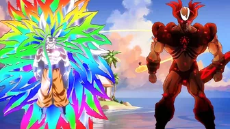 Who is stronger / goku ssj rainbow + infinity rainbow / 1M Views GOAL ???? /Thank you so much????/ANIME X