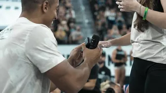 Gui Malheiros' Proposes at the 2022 CrossFit Games