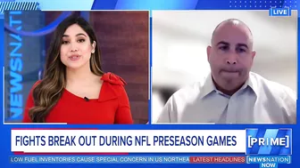 Multiple fights at NFL preseason games | NewsNation Prime