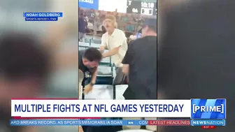 Multiple fights at NFL preseason games | NewsNation Prime