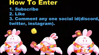 Brawl Stars Moon Bunny Squeak Giveaway