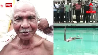 85 Year Old Man Doing Yoga :कृष्णाजी नागपुरे यांची इंडिया बुक ऑफ रेकॉर्ड्समध्ये नोंद...