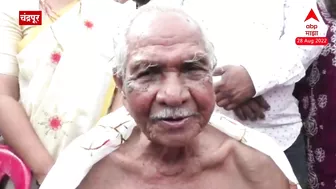 85 Year Old Man Doing Yoga :कृष्णाजी नागपुरे यांची इंडिया बुक ऑफ रेकॉर्ड्समध्ये नोंद...