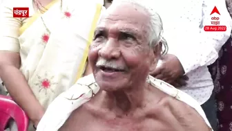 85 Year Old Man Doing Yoga :कृष्णाजी नागपुरे यांची इंडिया बुक ऑफ रेकॉर्ड्समध्ये नोंद...