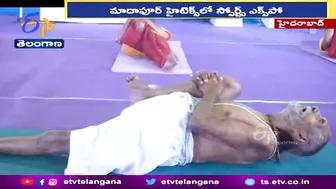 126Year-Old Yoga Guru Padma Sri Swami Sivananda Participated in Yoga Namami program |Sports Expo,HYD