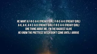 Nicki Minaj, Gwen Stefani - Super Freaky Girl X Luxurious (TikTok Remix) Lyrics | he want a freak