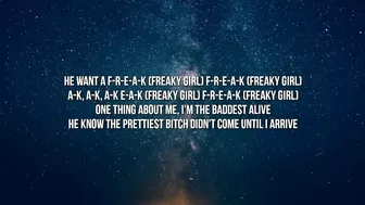 Nicki Minaj, Gwen Stefani - Super Freaky Girl X Luxurious (TikTok Remix) Lyrics | he want a freak