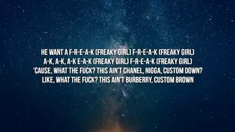 Nicki Minaj, Gwen Stefani - Super Freaky Girl X Luxurious (TikTok Remix) Lyrics | he want a freak