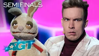 Ventriloquist Jack Williams Attempts an Impossible Challenge | AGT 2022