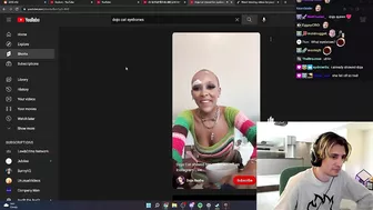 xQc reacts to Doja Cat shaving her eyebrows on Instagram Live