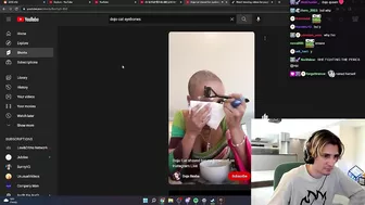 xQc reacts to Doja Cat shaving her eyebrows on Instagram Live