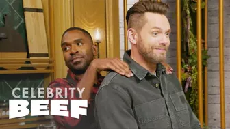 Justin Sylvester BRIBES Joel McHale With Massage During Taco Competition | Celebrity Beef | E!