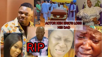 Celebrities Console Âçtor Ken Eric's as He Lọ́st his Dad Chioma Chijioke Bùry her Father