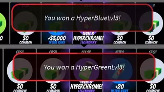 Getitng 2 Level 3 HYPERCHROMES in 1 day in Roblox Jailbreak