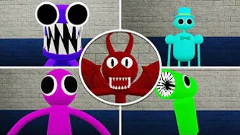 ROBLOX *NEW* MORPHS MAROON - RAINBOW FRIENDS CONCEPTS MORPHS + JUMPSCARES (ALL NEW MORPHS UNLOCKED!)